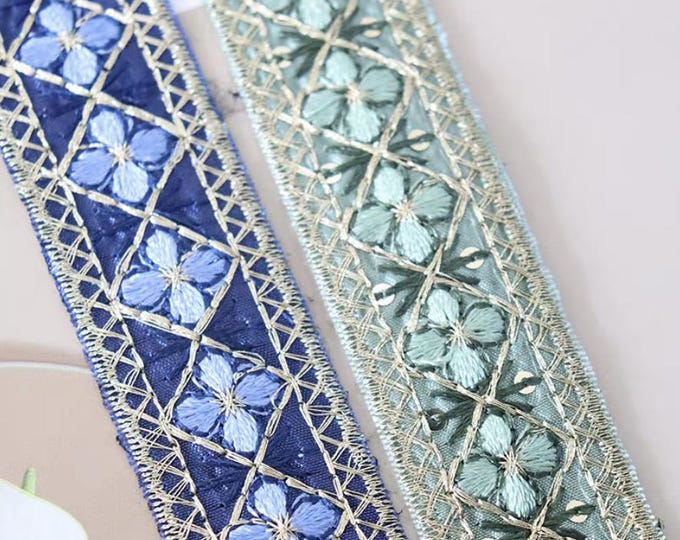 Embroidery Ribbon Trim, Costume Design, Sewing, Sold by yard