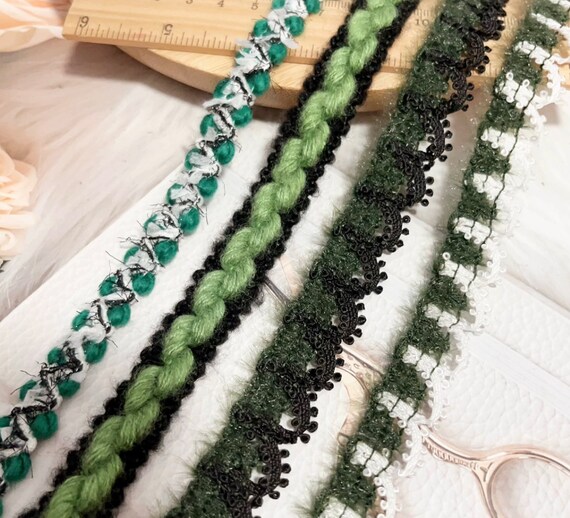 Lace trim, decor trimming for costume design sewing embellishment bridal trim headwear dress coat cuff collar bag home deco Sold by 1 yard