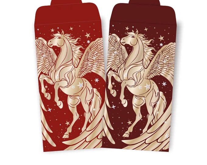 Year of the Horse 2026 Lucky Money Gift Red Packet Envelope