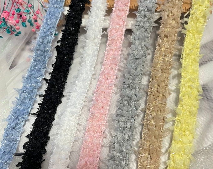 Textured Lace Trim, Costume Design, Sewing Embellishment, Sold by 1 Yard