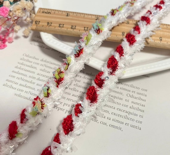 Lace trim, decor trimming for costume design sewing embellishment bridal trim headwear dress coat cuff collar bag home deco Sold by 1 yard