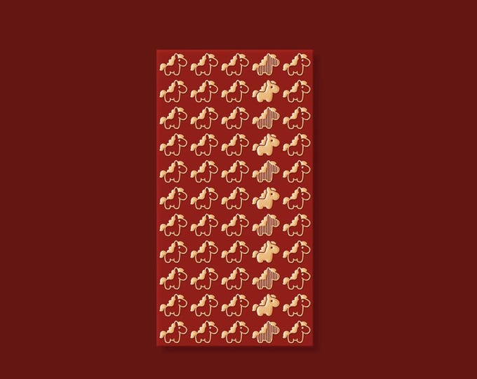 Year of the Horse 2026 Gold Foil Red Envelopes, Lucky Money Gift Red Packets