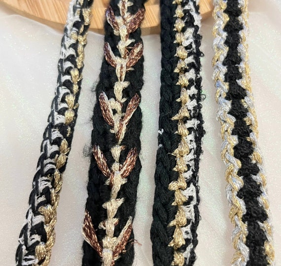Ribbon trim, decor trimming for costume design sewing embellishment bridal trim headwear dress coat cuff collar bag home deco Sold by 1 yard
