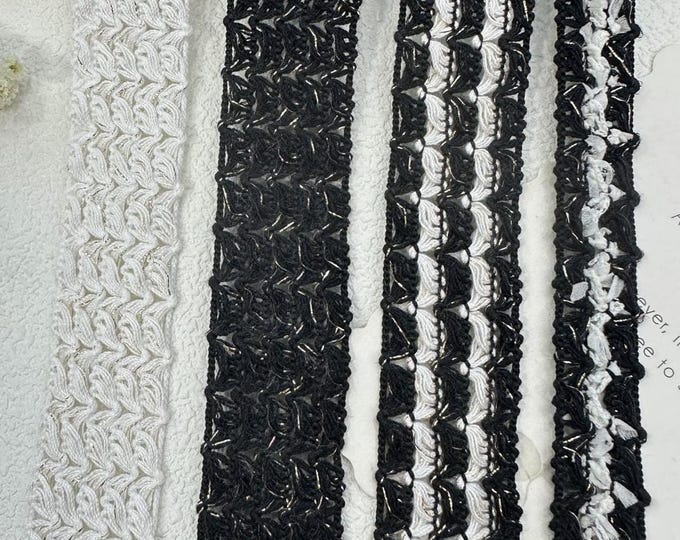 Textured Lace Trim – Costume, Bridal, Sewing Embellishment (1 Yard)