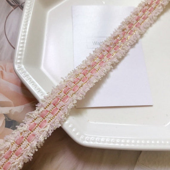 Lace trim, decor trimming for costume design sewing embellishment bridal trim headwear dress coat cuff collar bag home deco Sold by 1 yard