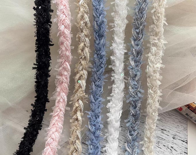 Braided Trim, Costume Design Embellishment, Sold by 1 Yard