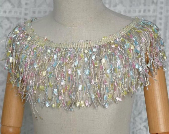 Tassel Fringe Ribbon Trim - Bridal, Costume, Headwear, Home Decor (1 Yard)