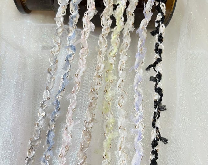 Delicate Ribbon Trim, Costume Design, Bridal Headwear (1 Yard)