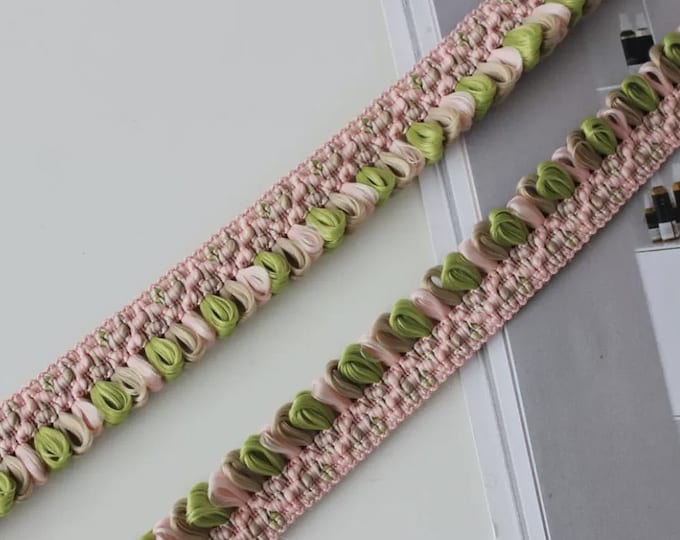 Fringed Lace Trim, Costume Design Embellishment, Sold by 1 Yard