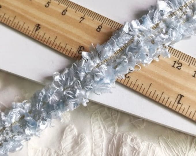 Blue Lace Trim, Costume Design Embellishment, Sold by 1 Yard