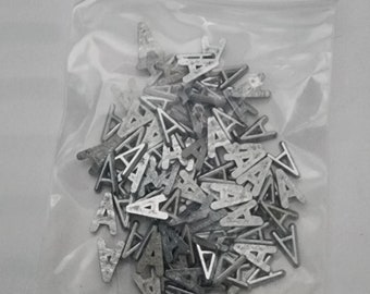 Lot de 100 lettres à plomb plat – Fournitures pour marqueurs radiographiques