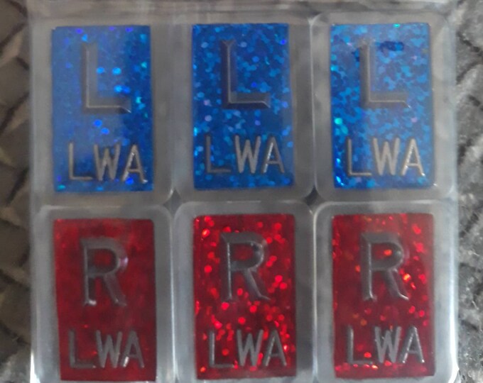 Xray Markers With Initials 3 Sets of Clear Custom Xray Markers 24