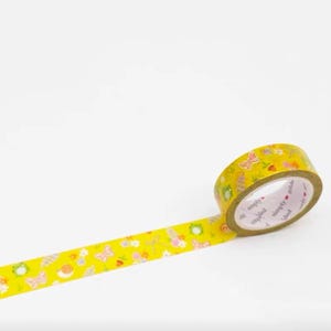 Opruiming vergulde washitape natuur geel plakband kikker vlinder journaling planner decor