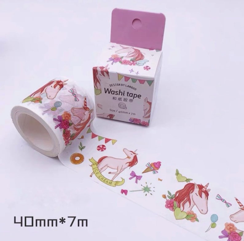 FREE SHIPPING Unicorn Washi Tapes Planner Tape Diary Scrapbooking
