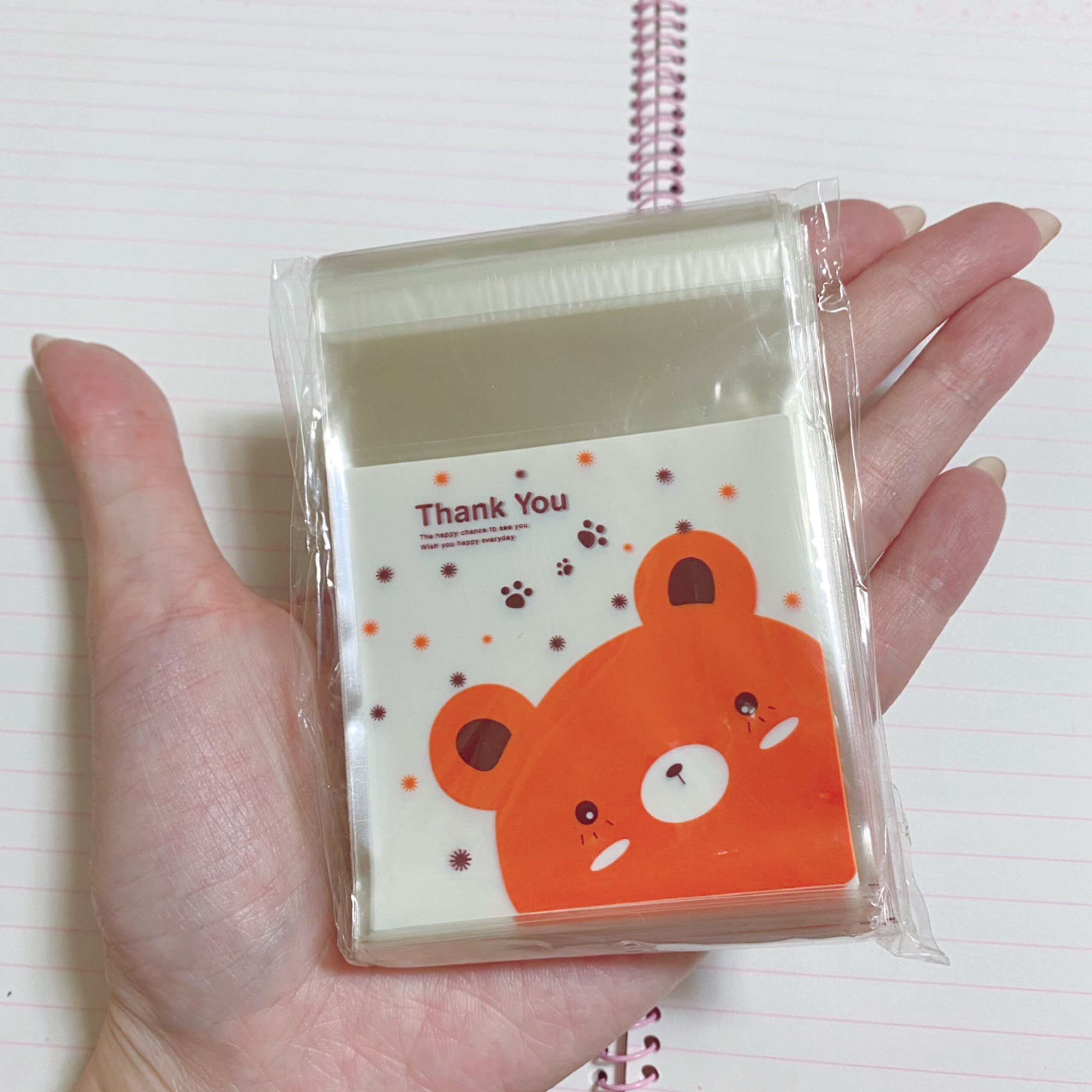 100pcs Kawaii Gift Bags 7 x 7cm Cookie Bag Resealable Bags Etsy