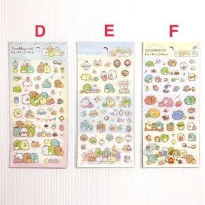Sumikko Gurashi Stickers Kawaii Sticker Sheet Planner Decor Deco ...
