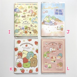 Sumikko Gurashi Reusable Sticker Book Cute Sticker Album Storage Book Blank Stickers Organizer Book Gift for Her