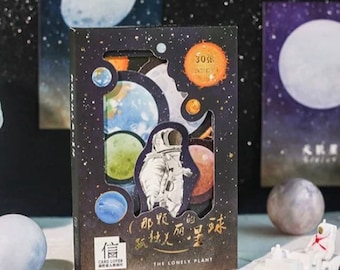 Lot de 30 cartes postales spatiales, galaxie, carte postale, planète, carte postale du système solaire