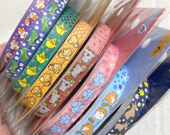 Cute Animal Kingdom Origami Lucky Star Paper Strips Star Folding DIY Pack  of 130 Strips 
