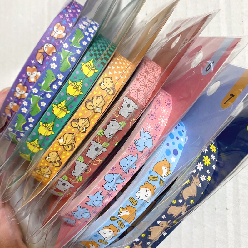 Animal Origami Lucky Star Paper Strips Folding Star Strip Crafts Supplies Friendship Love Birthday Gifts Graduation Present Cute Decor image 1