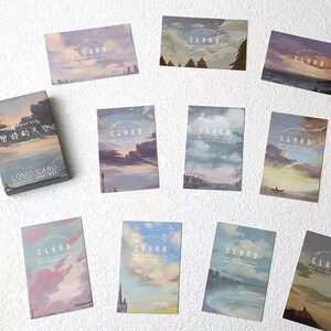 28pcs Cloud Card Set Sky Small Cards Message Cards Writing Card Planner Decor Scrapbooking Ephemera Journal