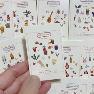 28 stuks Life Card Kleine kaarten Berichtkaarten Schrijfkaart Memokaart Leuke kaarten Happy Mail Snail Mail!