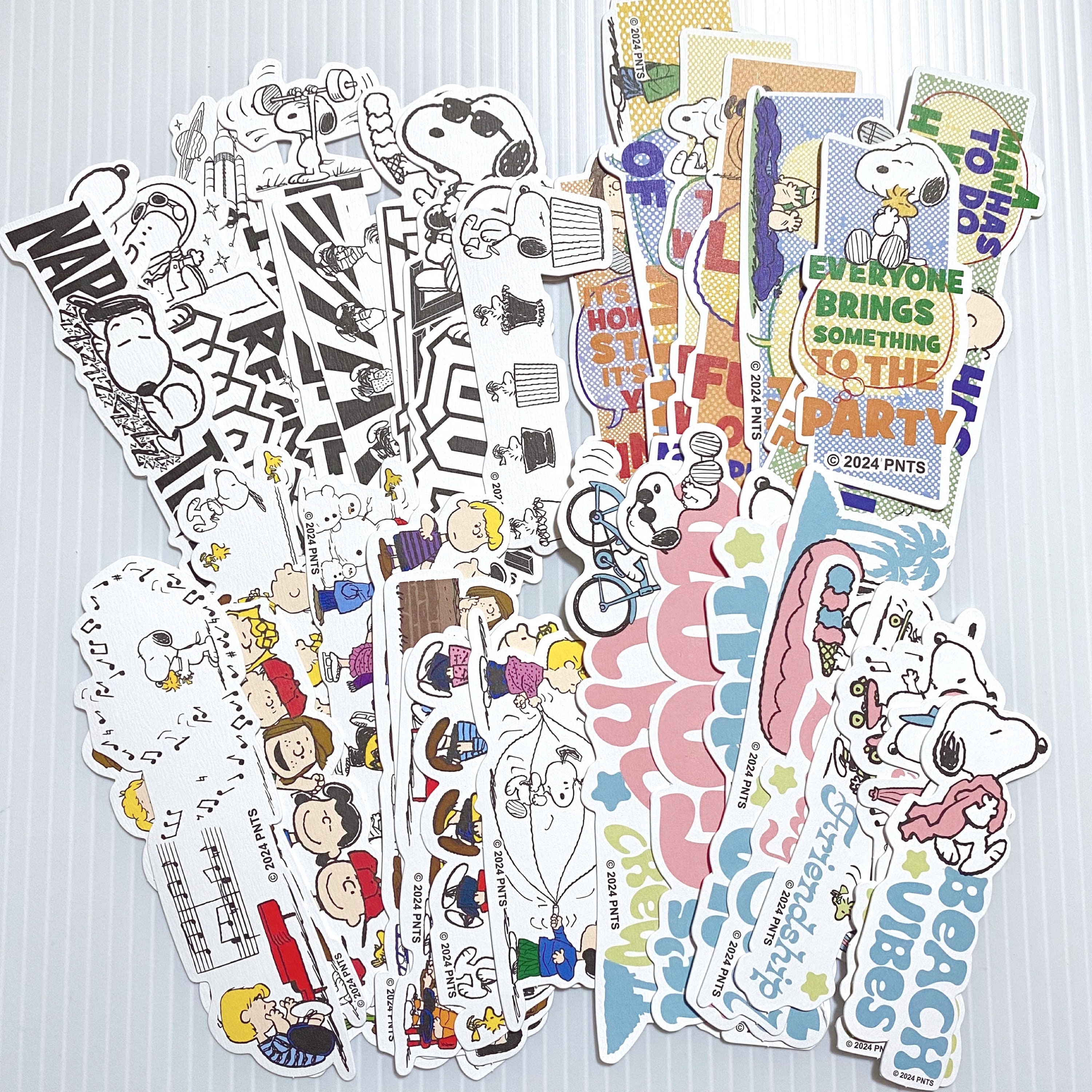 10pcs Peanuts Snoopy Bookmarks Set Book Accessories