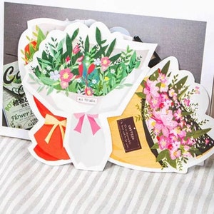 30stk Blumenstrauß Postkarten Set Diecut Postkarten Oddshape Karten Blumen Postkarten Journal Ephemera Floral snail Mail