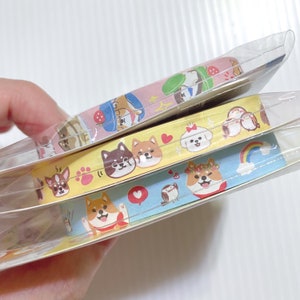 Shiba Inu Origami Lucky Star Papierstreifen Kawaii Origami Papierhund Klapp Stern Lucky Stars Streifen Kinder DIY Handwerk Geschenk