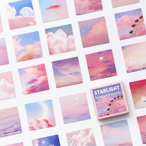 46 stks Natuur Sticker Pack Lucht Planner Decor Wolken Zee Oceaan Journaling Scrapbooking