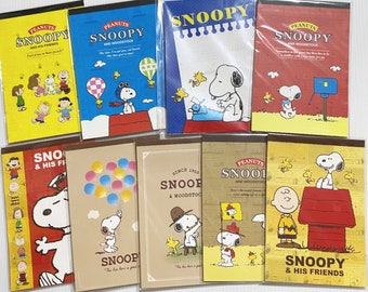 Peanuts Snoopy Letter Pad Big Memo Letter Paper Cute Friends Pen Pal Letters