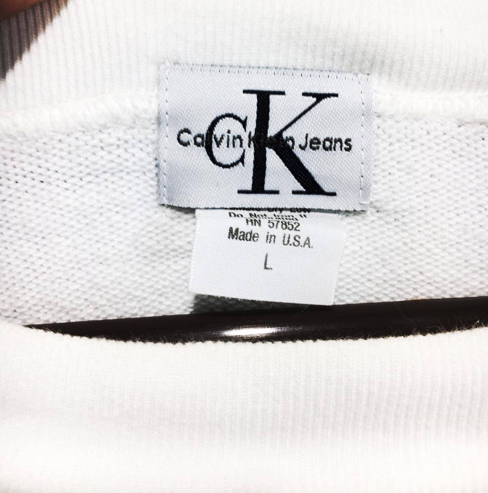 Vintage CALVIN KLEIN Jeans CK Embroidery Logo Spellout - Etsy UK