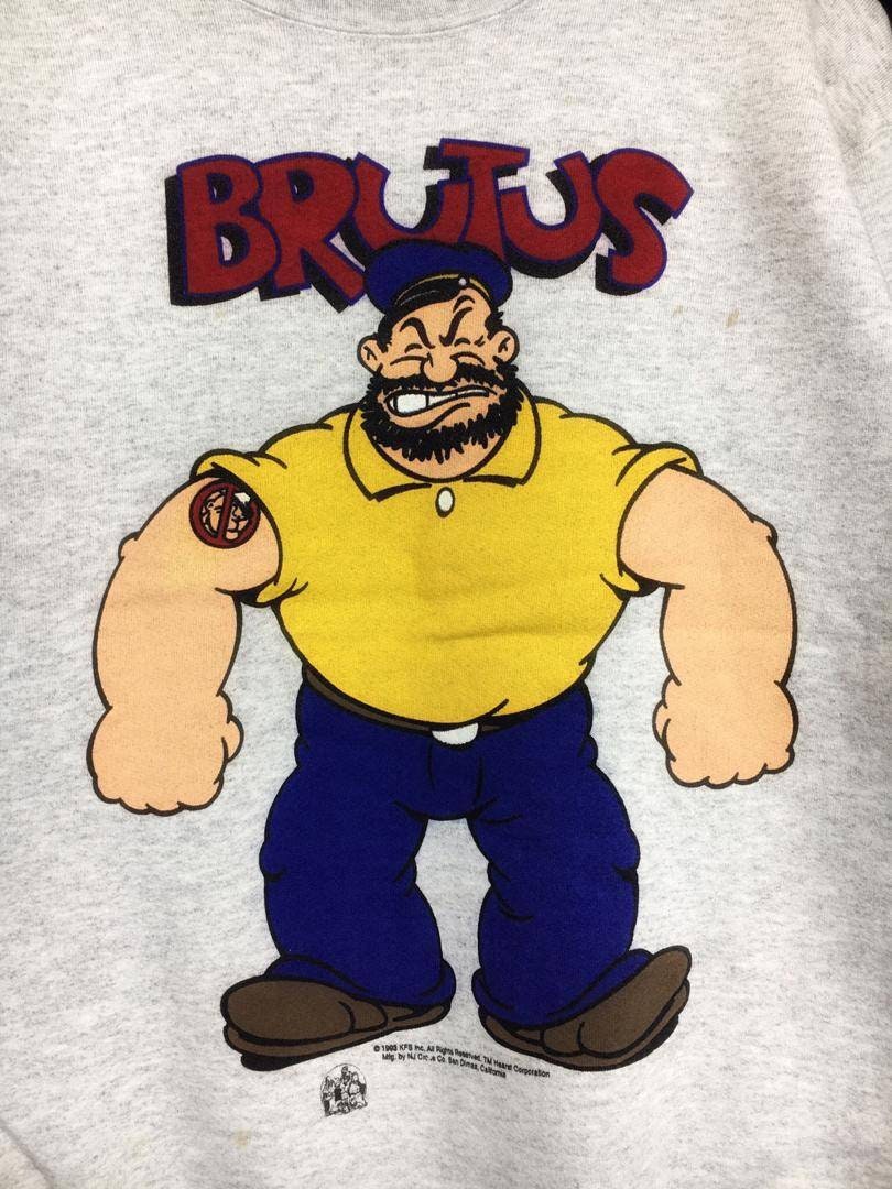 Vintage BRUTUS 1993 Popeye the Sailorman Sweatshirt - Etsy UK