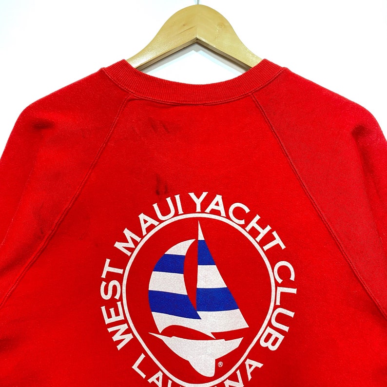 Vintage 80s Crazy Shirt Hawaii West Maui Yacht Club Lahaina Etsy