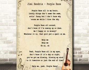 Jimi Hendrix Quote Etsy