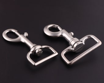 12mm 1//2/" Handbag Clasp Lobster Trigger Baby Snap Hook Clip Nickel Nickle Straps