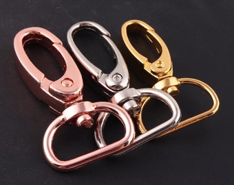 3/4 inch(20 mm)Snap Hook Swivels-Lobster Swivel Clasps Clips Bag Key Ring Hook Findings Keychain,Purse Swivel Hook-Lobster Claw Swivel clasp