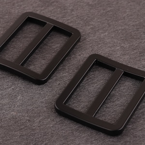1 inch(25 mm) black slider Adjuster Buckle Metal,Alloy Slide Belt Buckle Tri Bar Buckles Strap Buckle metal purse Buckle leather accession
