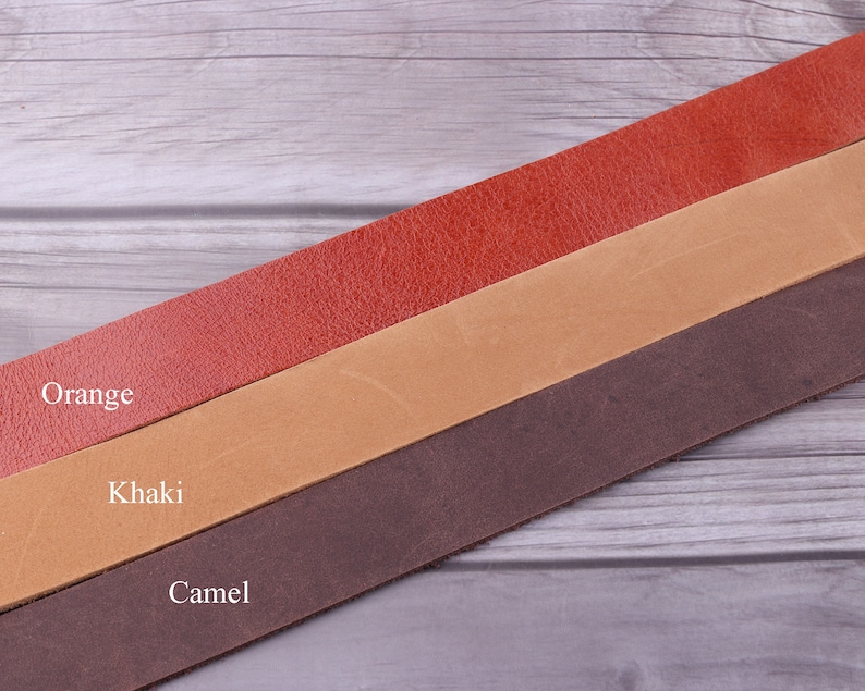 1 Inch Wide Natural Leather Blank Strip Strapflat Leather Etsy UK