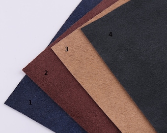 Cowhide Leather Genuine Leather Sheets Soft Leather A4( 8*12")  Natural Leather Colorful Leather Supplies