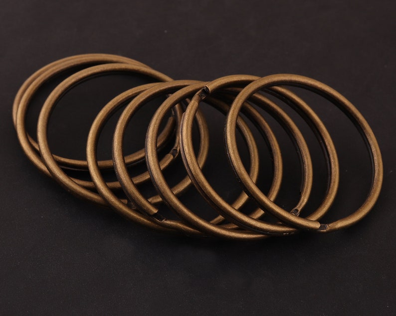 35mm 20pcs 1 38 antiqued bronze Split Rings,Jump Rings Double Loops Bulk Jump Rings Split Ring Double Loop Rings key ring Findings for diy