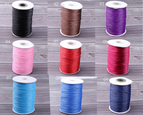 Korea Waxed Polyester Cord Thread Wire,1mm Korean Cord,jewelry
