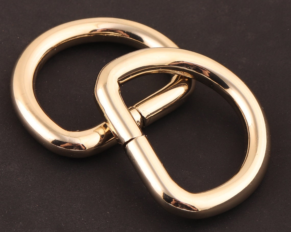 1 inch26 mmmetal light gold D rings d ring buckle purse ring | Etsy
