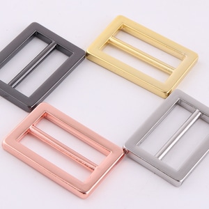 3/4&quot;(20mm)Adjuster Buckle Slide Buckles,Metal Purse backpack Buckles,Strap Buckle Handbag webbing hardware,Bag clasp Luggage strap buckles