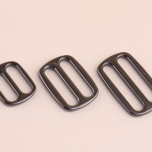 32mm,25mm,19mm gunmetal slider Adjuster Buckle Metal,Alloy Slide Belt Buckle Tri Bar Buckles Strap Buckle metal purse Buckle leather craft