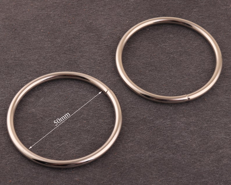 Craft Supplies Tools 50mm 2inch Black And White O Ring Non Welded Metal O Buckle Open O Rings Belt Strap Buckle O Ring For Leather Craft O Ring Choker Belt Clasp Components Craft Supplies Tools 50mm 2inch Black And White O Ring Non Welded Metal O Buckle Open O Rings Belt Strap Buckle O Ring For Leather Craft O Ring Choker Belt Clasp Components