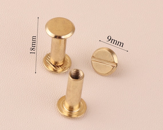 Authentic Louis Vuitton 10mm gold Snap Button Rivet For Replacement Parts