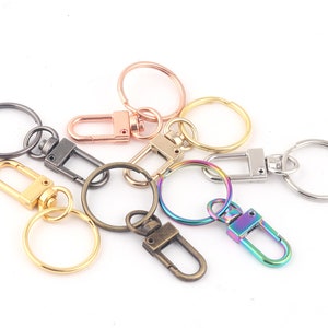 8mm Swivel Clasp Snap Hooks,trigger swivel dog hook,metal swivel clip,Lobster Clasp Purse Handbag Clasp,strap Purse clip,key ring clip 10pcs