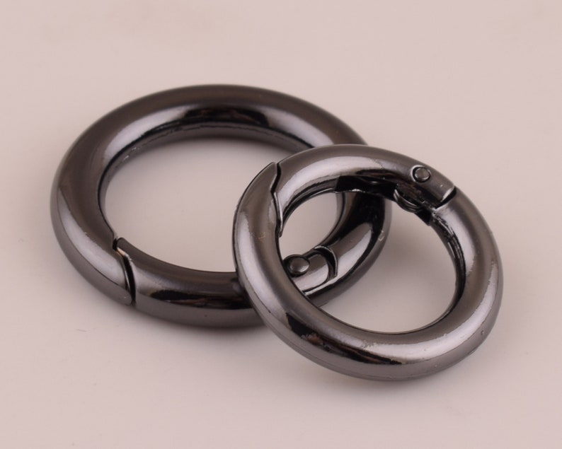 Gunmetal O-rings Spring Gate Ring Round Gate Ring Spring Ring Clasp ...