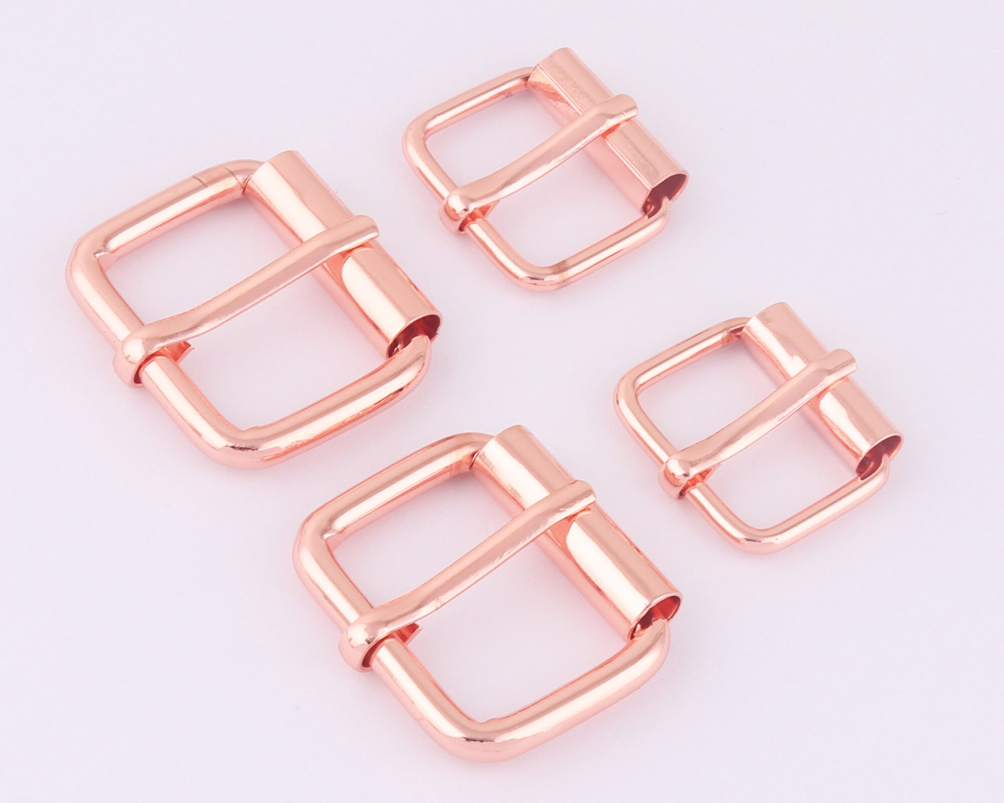 20/25mm Rose Gold Adjustable Belt Buckle Slide Bar Etsy